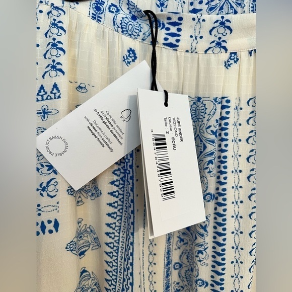 NWT BA&SH Isko Blouse and Skirt In Bandana Print- size Medium - Picture 10 of 15